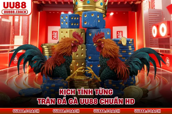 Kịch tính từng trận đá gà UU88 chuẩn HD